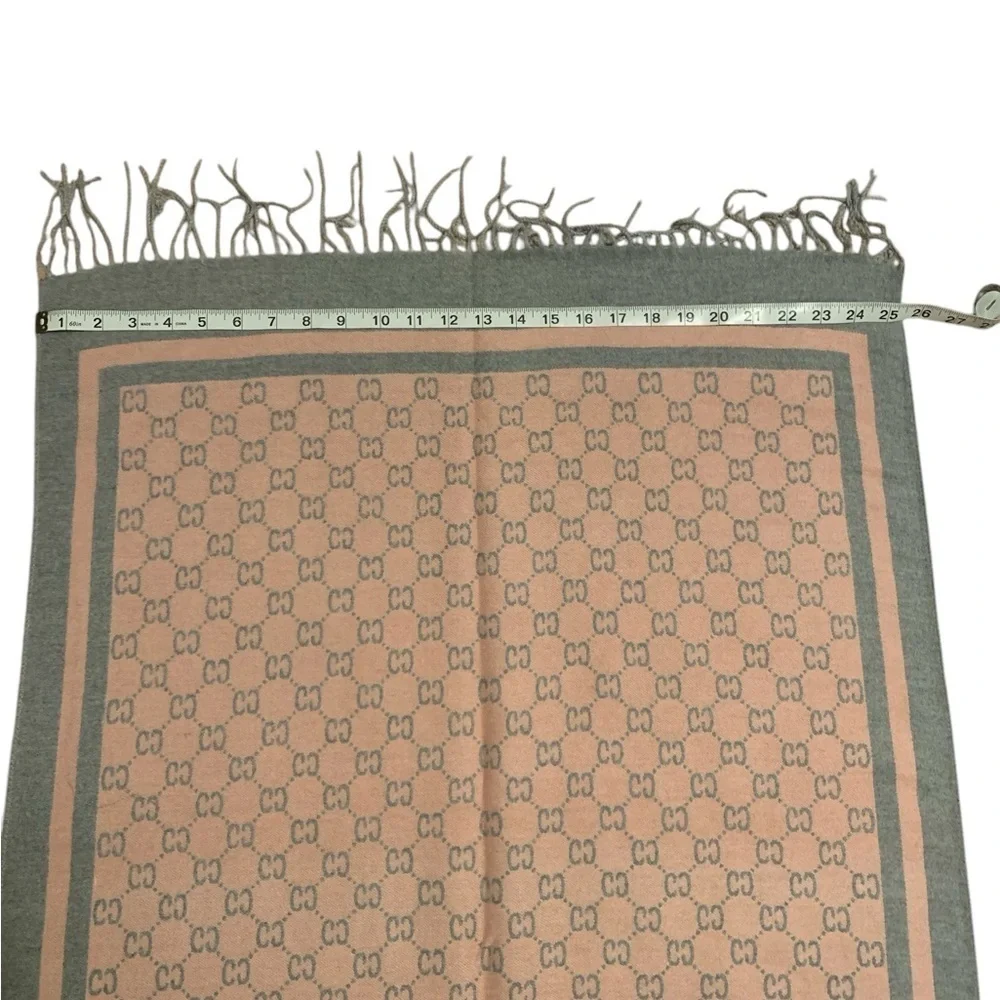 Jacquard Graphite Scarf